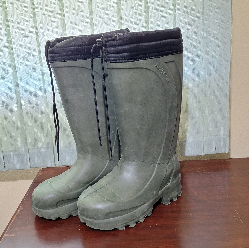 Nat's Green Super Lightweight Rain Boots